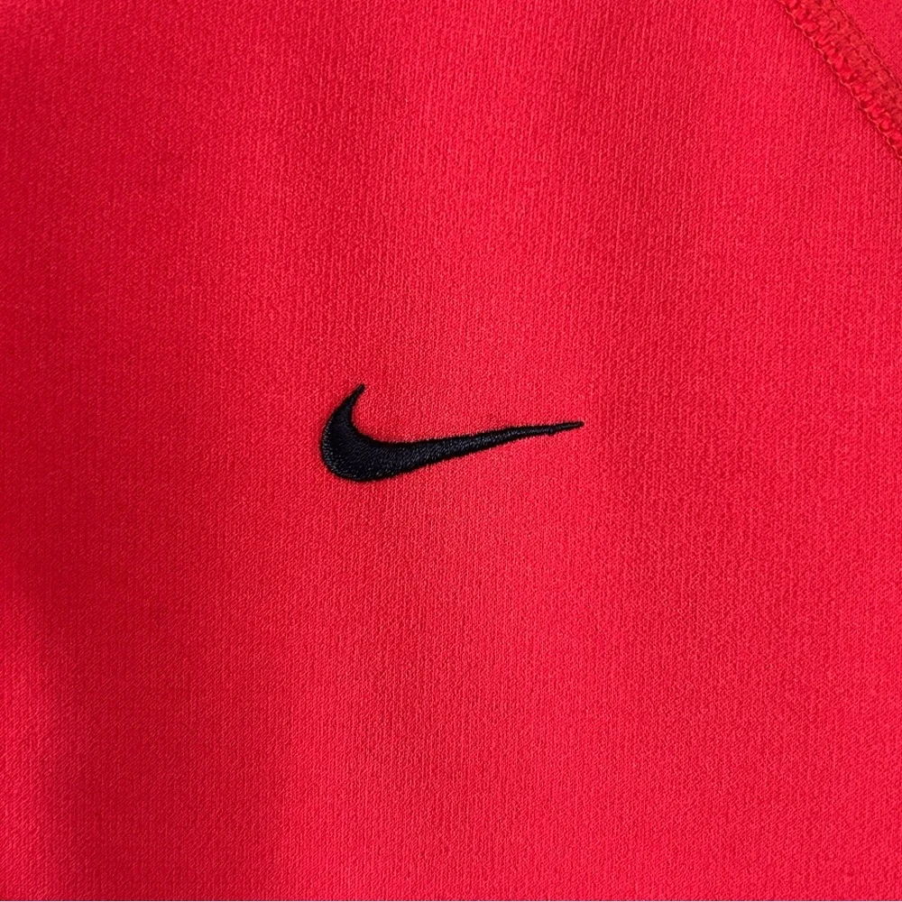 Nike Thermal-Fit Full Zip Hoodie Jacket Red Sz L Activewear Outdoor Streetwear